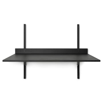 Sector Schreibtisch - Black ash-black brass - Ferm Living