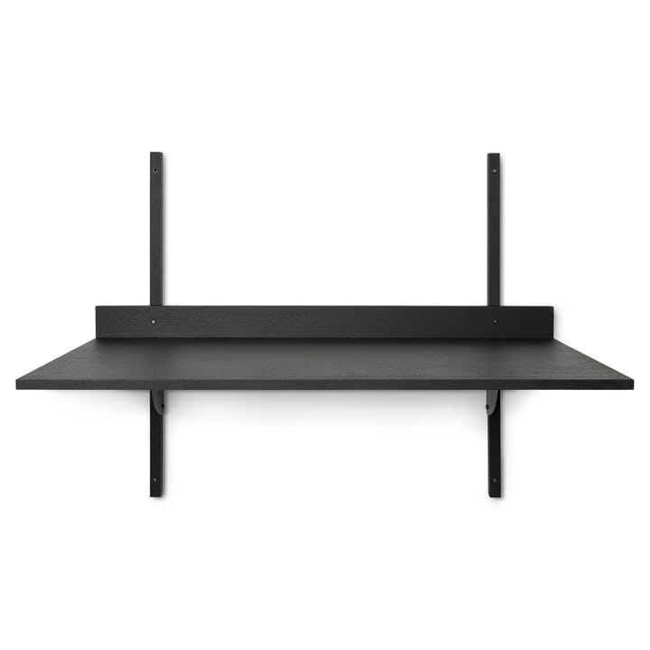 Sector Schreibtisch - Black ash-black brass - Ferm LIVING