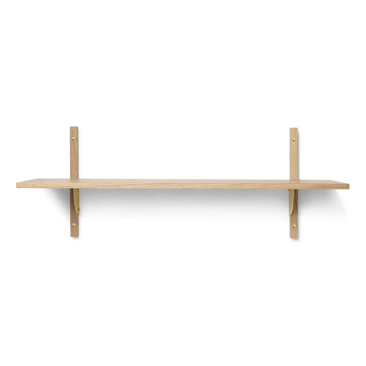 Ferm Living Sector Wandregal L/S Eiche-Messing