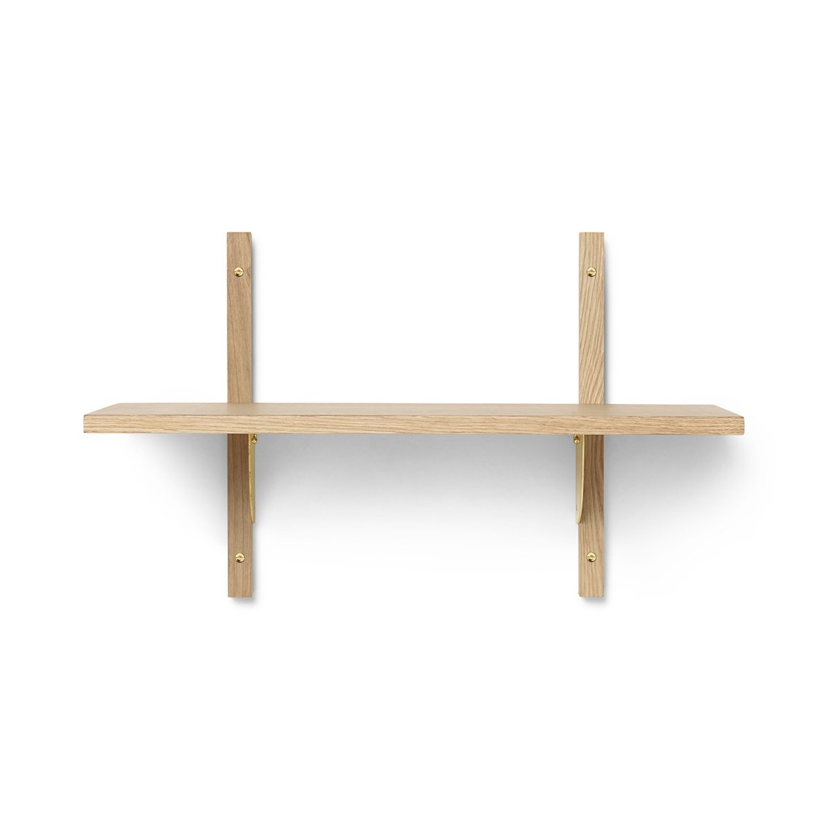 Ferm Living Sector Wandregal S/S Eiche-Messing