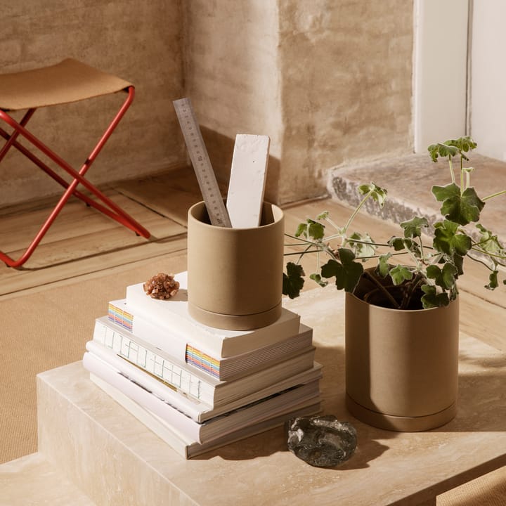 Sekki Topf mittel Ø13.5 cm, Sand Ferm Living