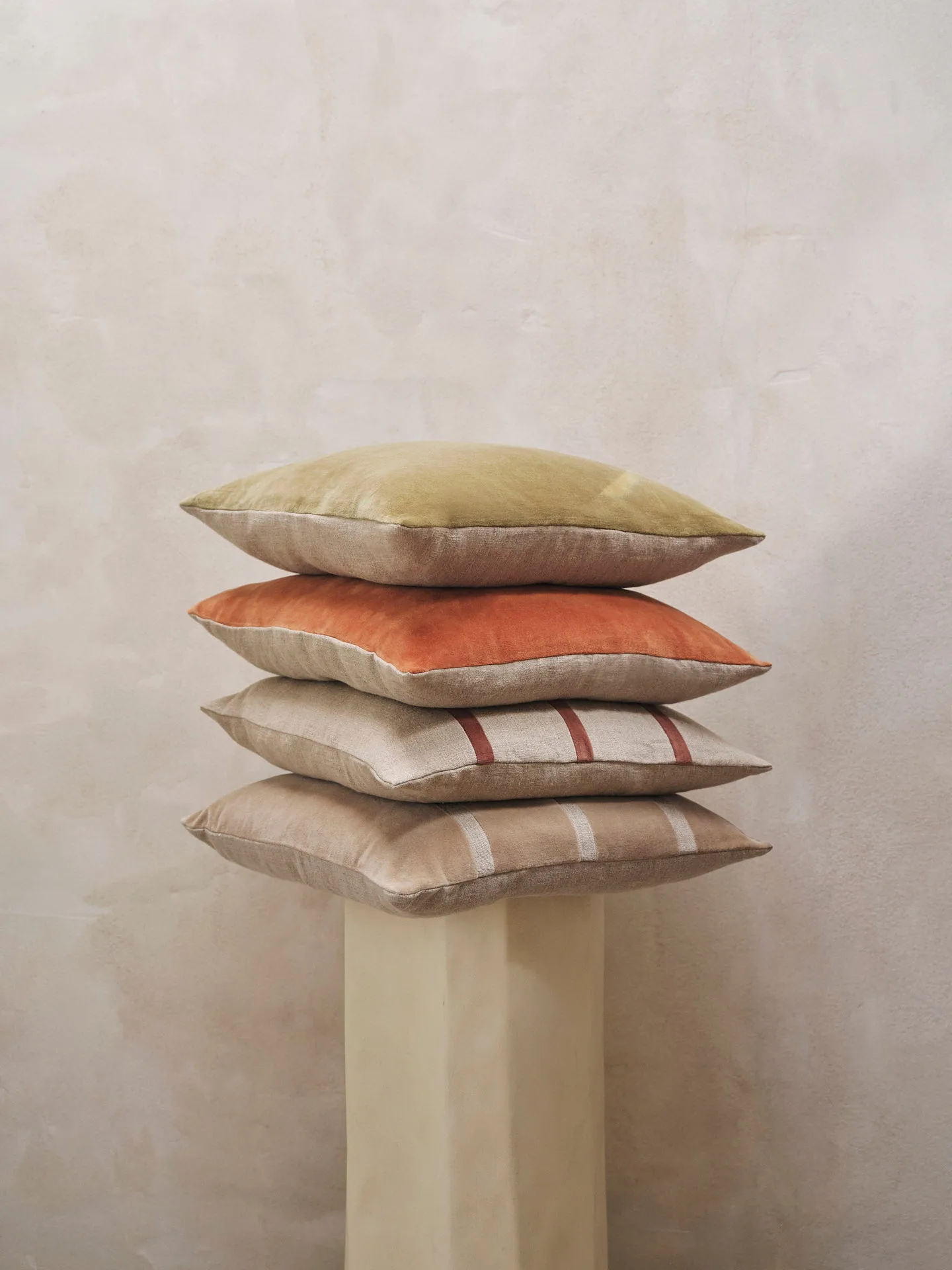 Senti Kissen 50x50 cm, Baked clay Ferm Living