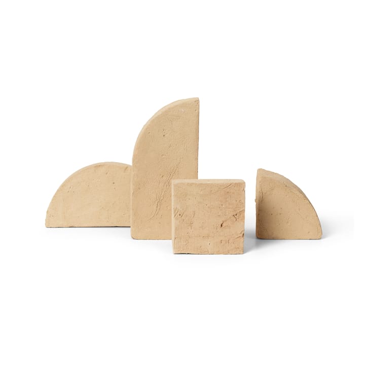 Shape Skulpturenset 26 x 38cm - Yellow - Ferm Living