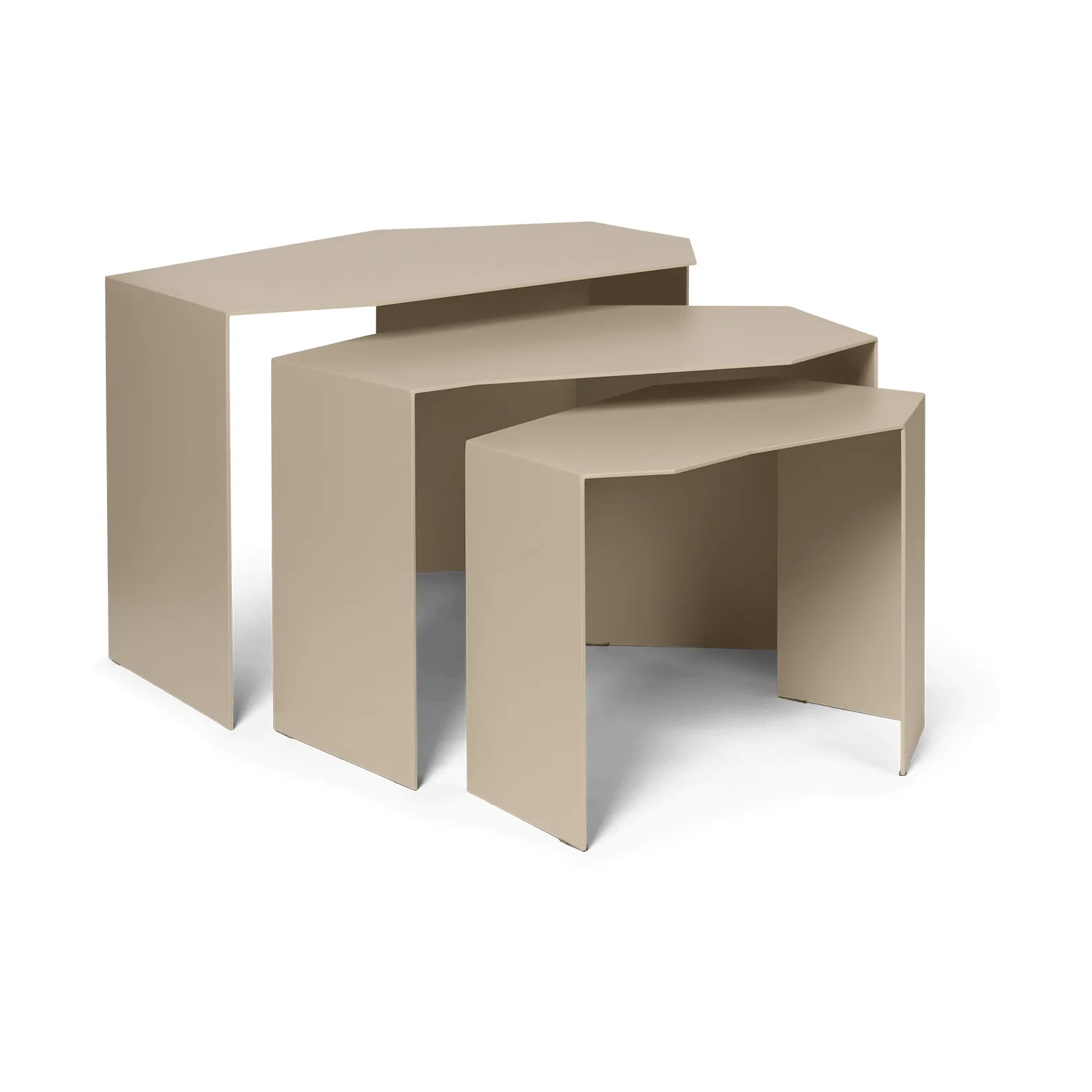 Shard cluster Beistelltisch 3er Pack, Cashmere Ferm Living