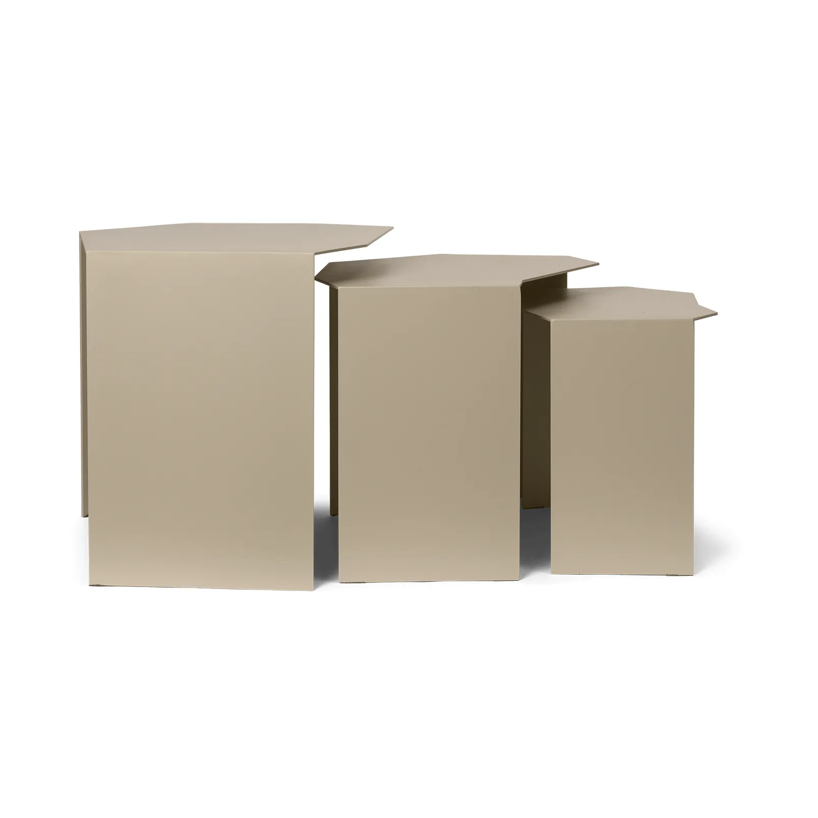 Shard cluster Beistelltisch 3er Pack, Cashmere Ferm Living