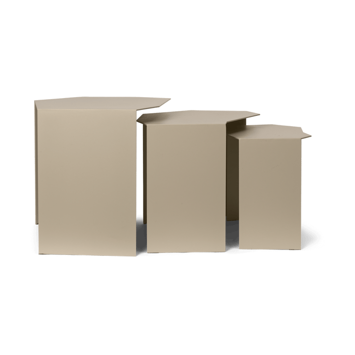 Shard cluster Beistelltisch 3er Pack, Cashmere Ferm Living