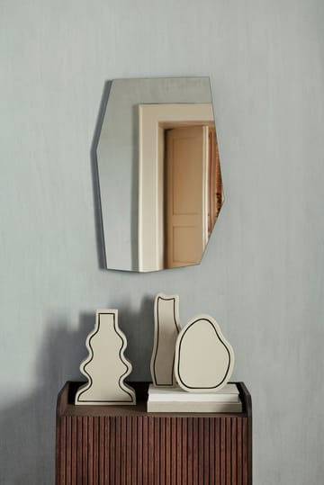 Shard Spiegel 50,5 x 76,4cm - Black - ferm LIVING