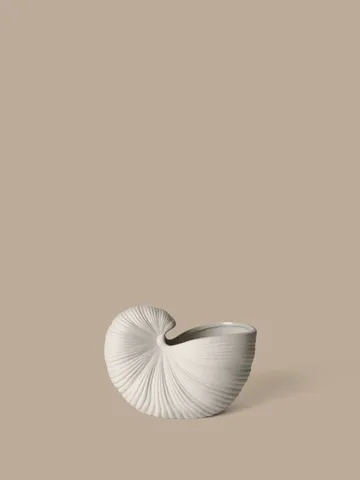 Shell pot - Off-white, 23x11,5x16 cm - Ferm Living