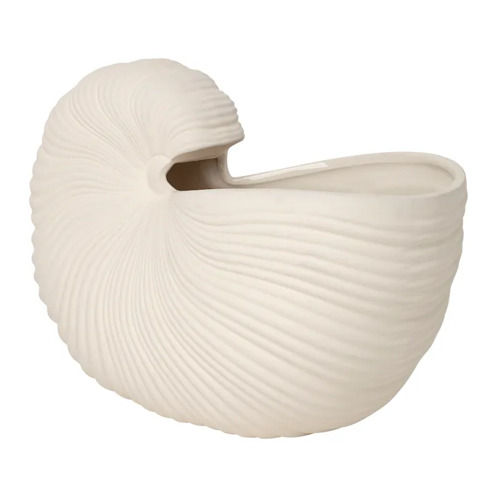 Shell pot - Off white, 31 x 15 x 21cm - Ferm Living