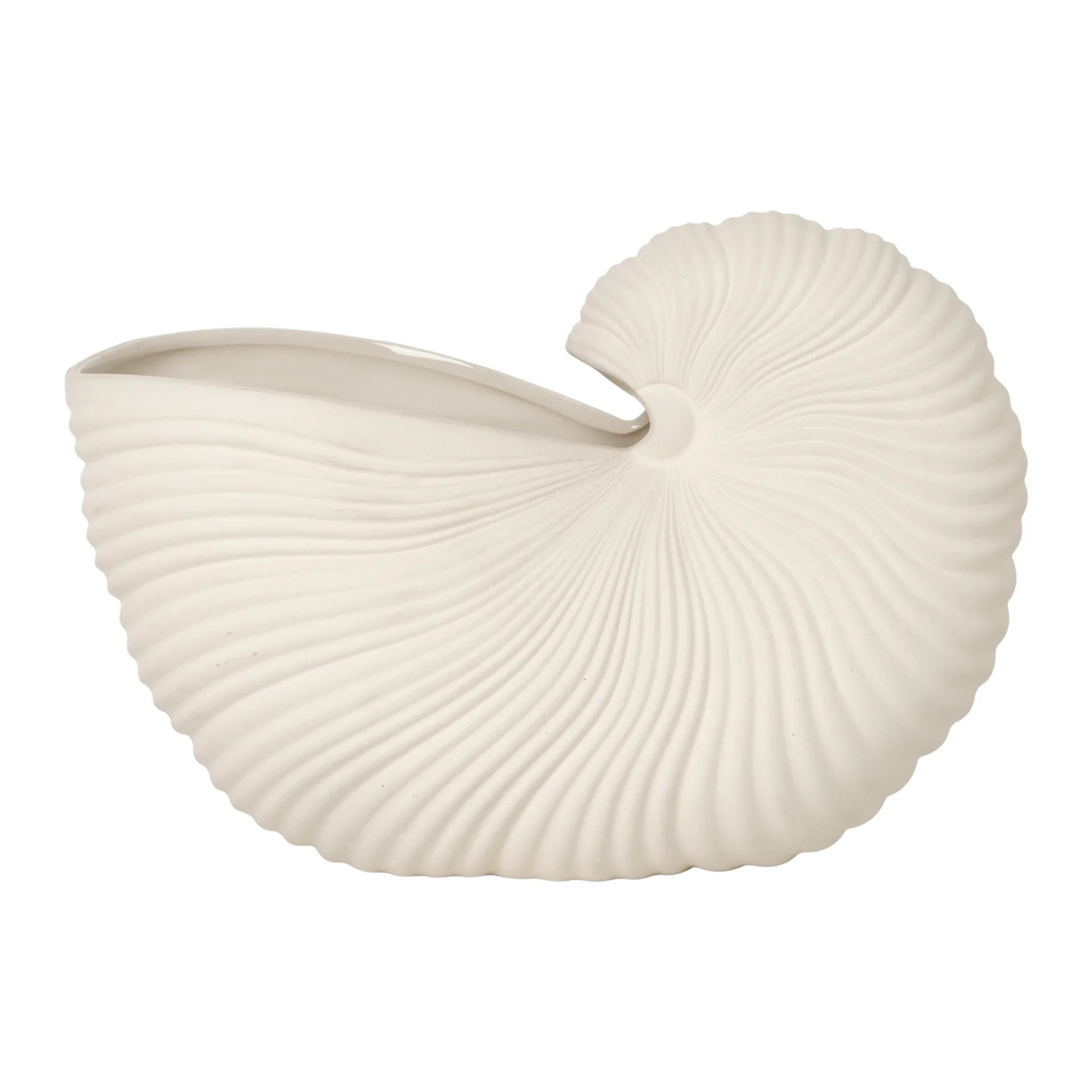 Shell pot, Off white, 31 x 15 x 21cm Ferm Living