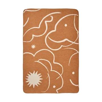 Skye Decke - Sienna-parchment, 80x120 cm - Ferm Living