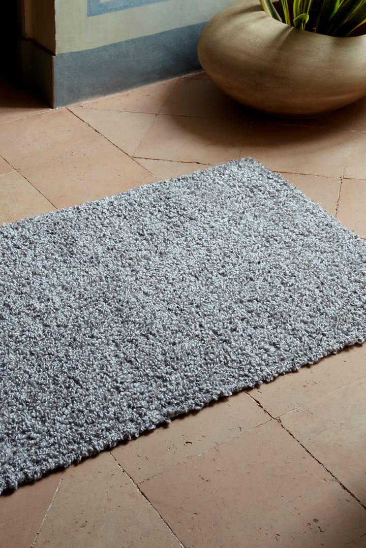 Slub bouclé Flurteppich 80 x 200cm, Charcoal Ferm Living