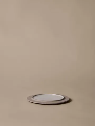 Sonae Teller 2er Pack - Grey-white, Ø22 cm - Ferm Living