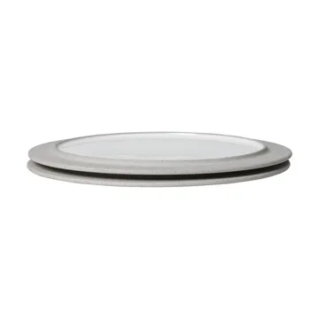 Sonae Teller 2er Pack - Grey-white, Ø28 cm - Ferm Living