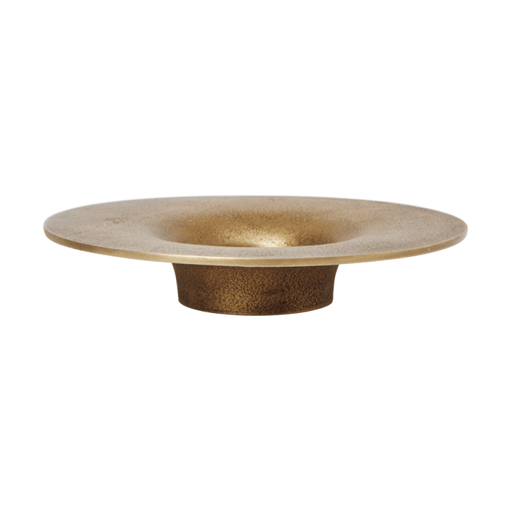 Soothe block Kerzenhalter Ø16 cm - Messing-Finish - Ferm Living