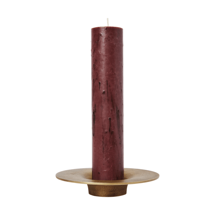 Soothe block Kerzenhalter Ø16 cm, Messing-Finish Ferm Living