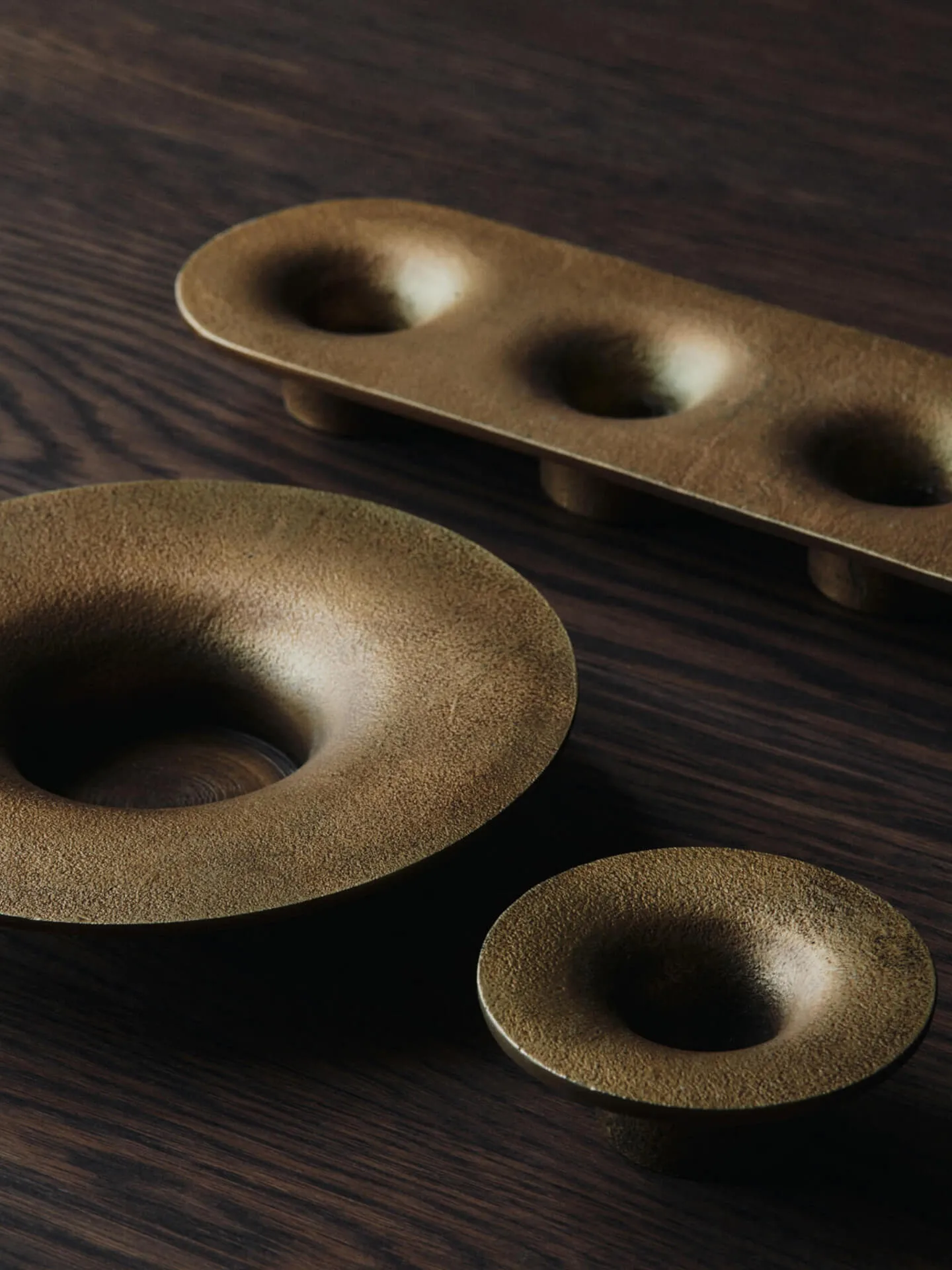 Soothe Kerzenhalter Ø8 cm, Brass Finish Ferm Living