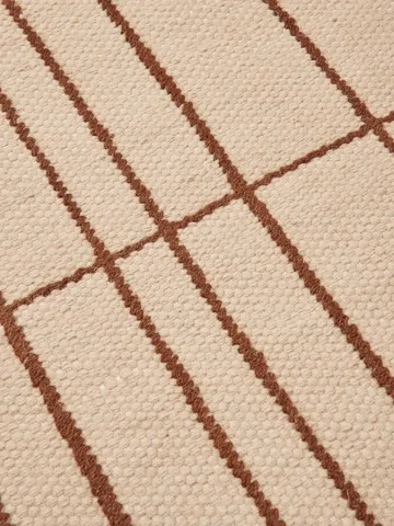 Späte Teppich - Parchment-chestnut, 140x200 cm - Ferm Living