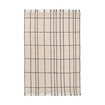 Späte Teppich - Parchment-indigo, 170x240 cm - Ferm Living