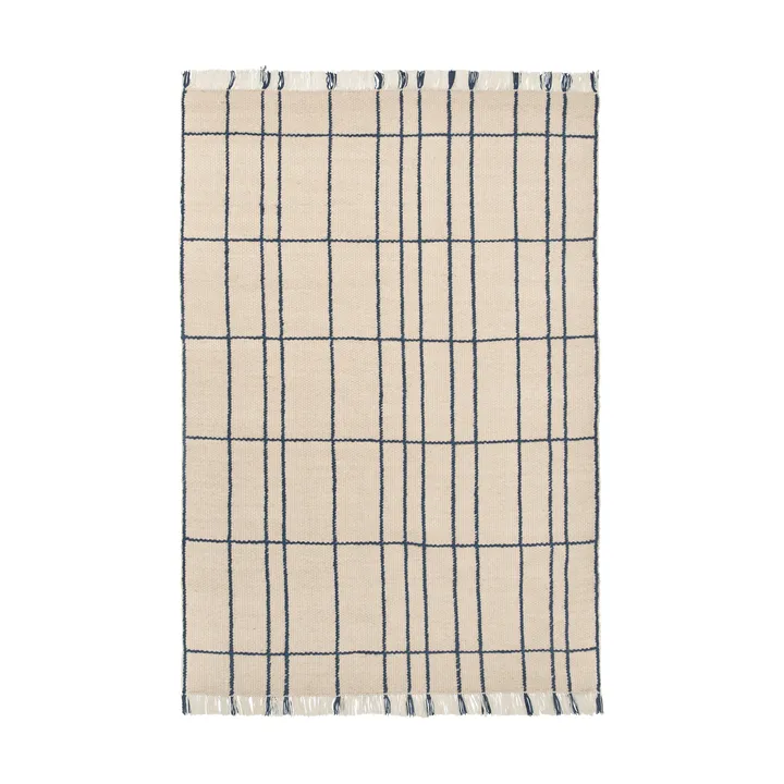 Späte Teppich - Parchment-indigo, 170x240 cm - Ferm Living