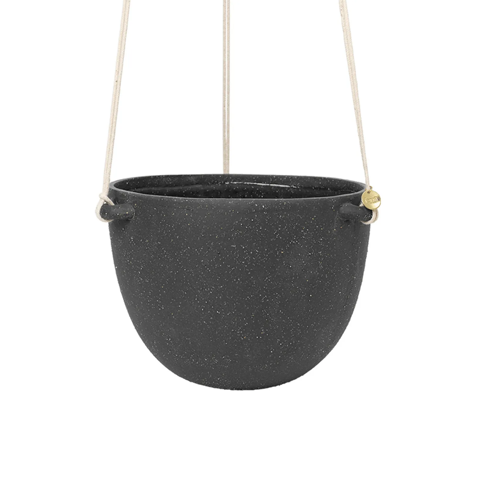 Speckle hängender Blumentopf Ø20,5cm, Dark grey Ferm Living