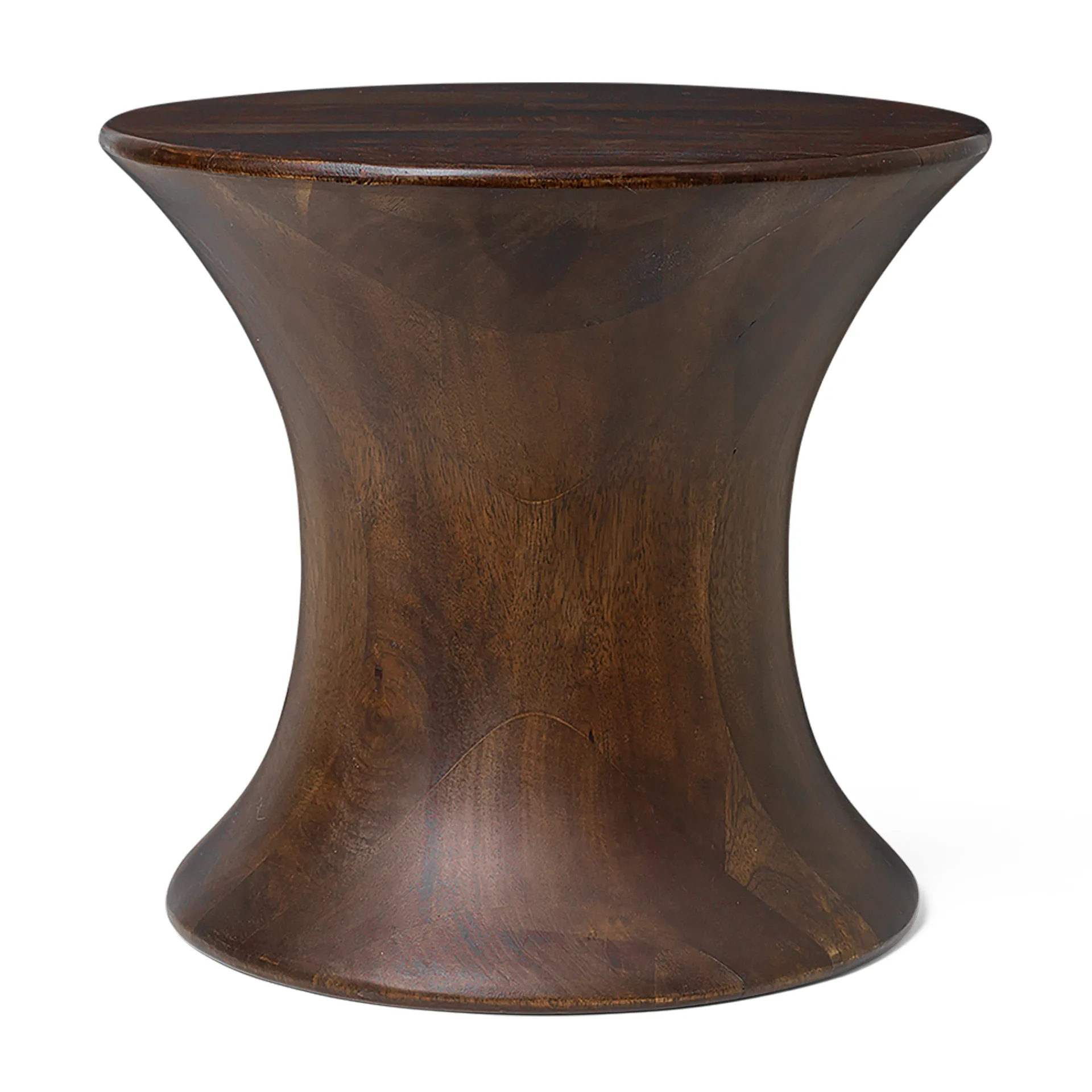 Spin runder Hocker 30 cm, Mangoholz, Ø33,5x30 cm Ferm Living
