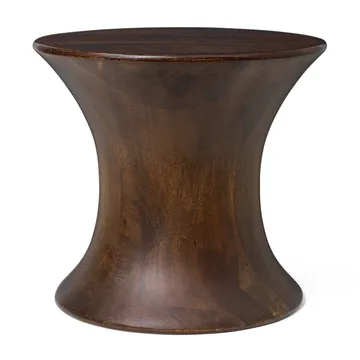 Spin runder Hocker 30 cm - Mangoholz, Ø33,5x30 cm - Ferm Living