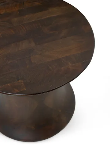 Spin runder Hocker 30 cm - Mangoholz, Ø33,5x30 cm - Ferm Living