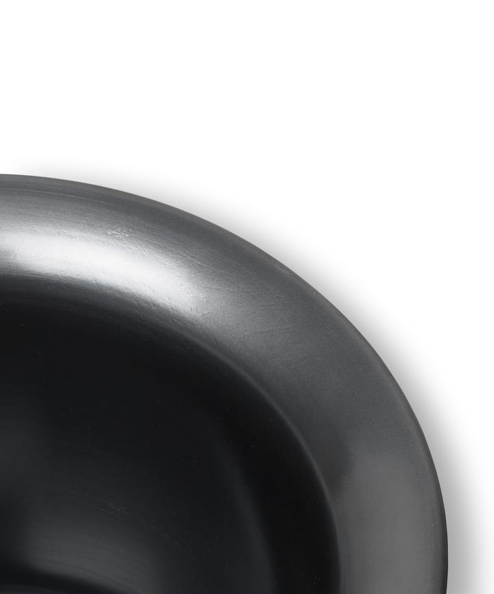Spun alu Korb niedrig Ø37, Blackened Aluminium Ferm Living