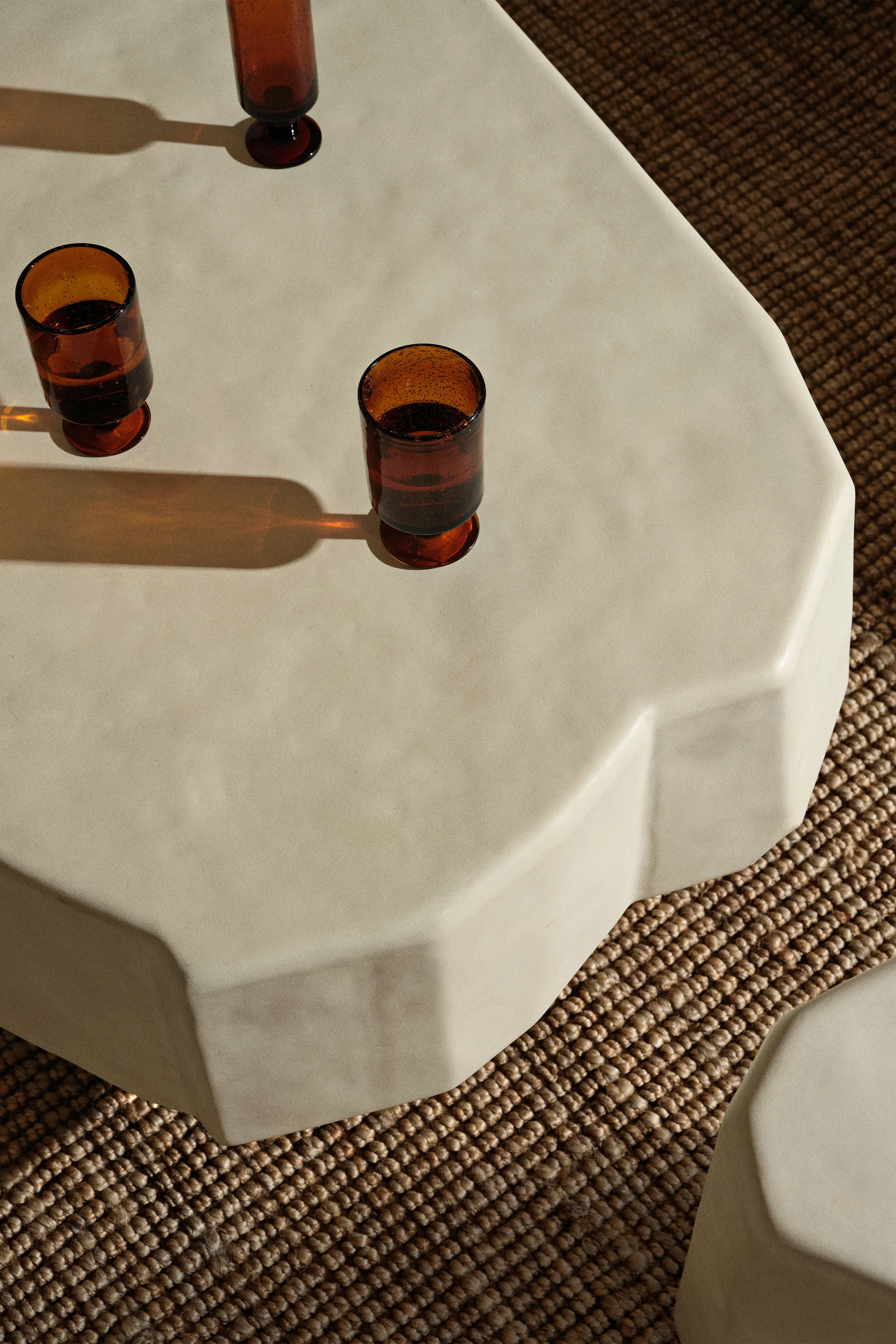 Staffa Beistelltisch 163,5x82,4 cm, Ivory Ferm Living