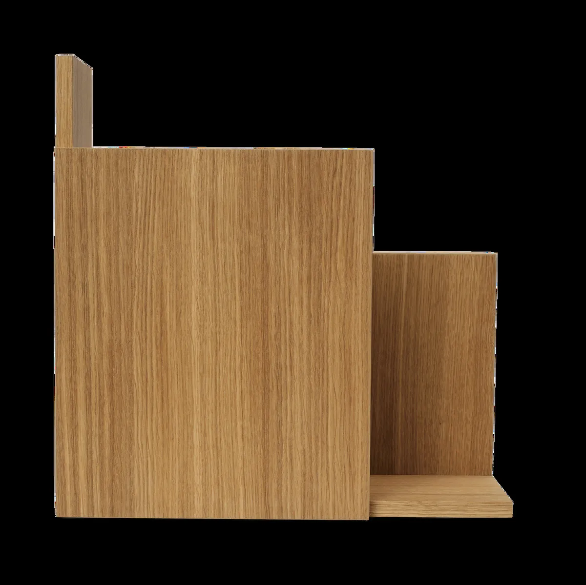 Ferm Living Stagger Wandregal square Oiled Oak