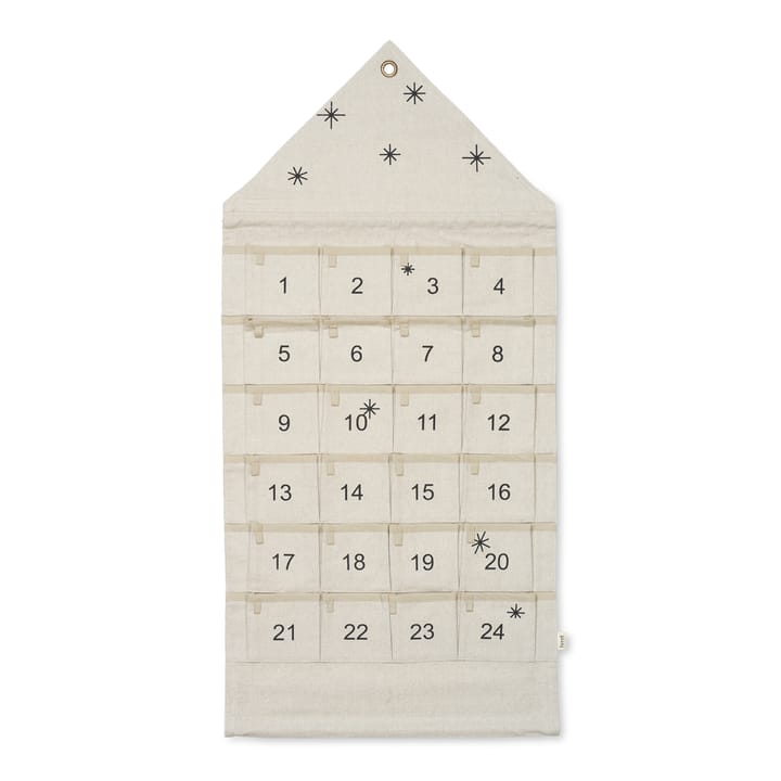 Star Adventskalender Haus 100cm - Sand - Ferm LIVING