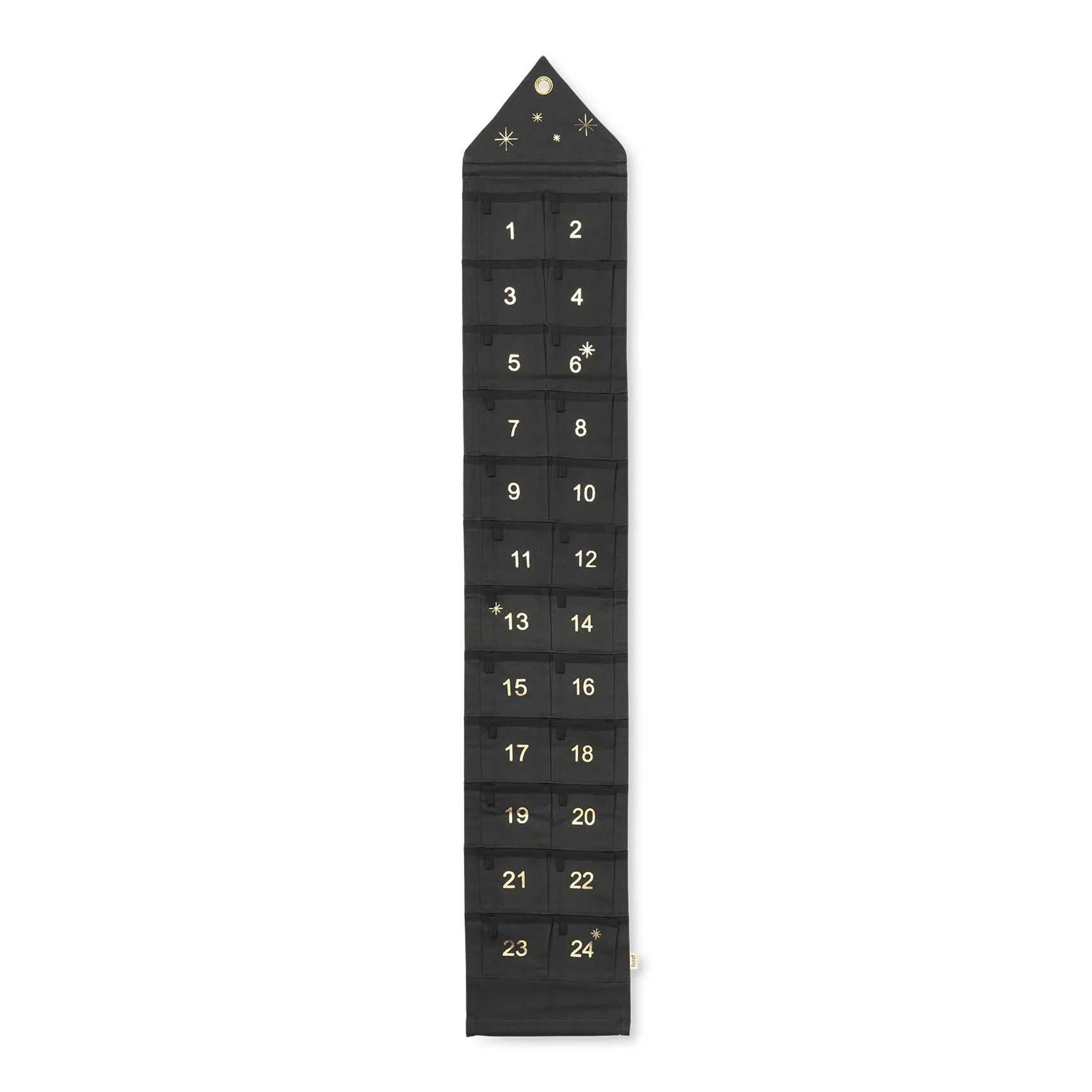 Star Adventskalender Haus 150cm, Dark green Ferm Living