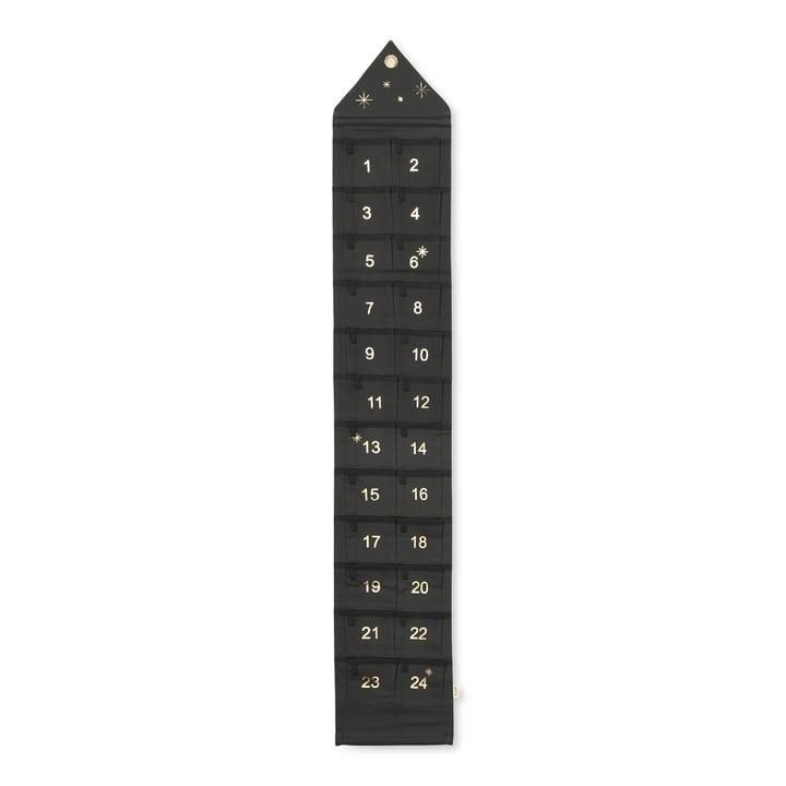 Star Adventskalender Haus 150cm, Dark green Ferm Living