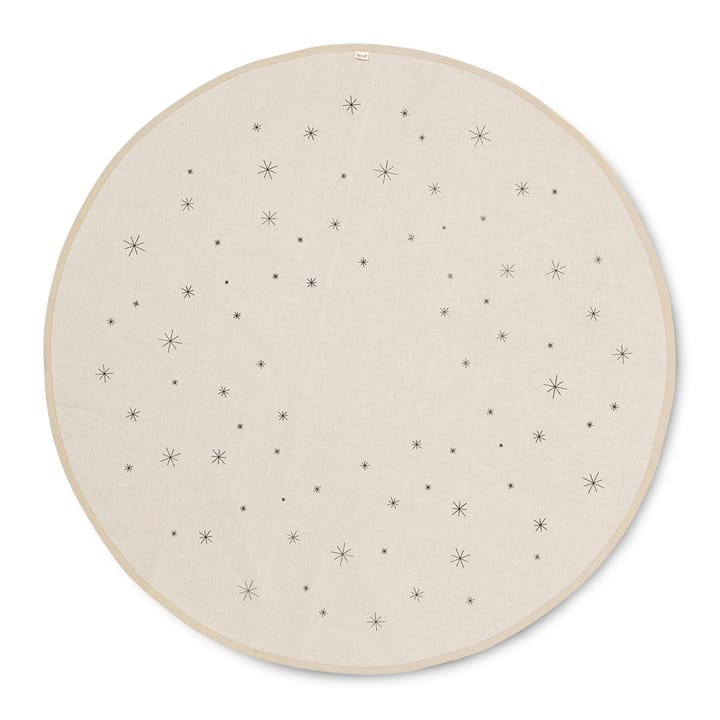 Star Weihnachtsteppich Ø120cm, Sand Ferm Living