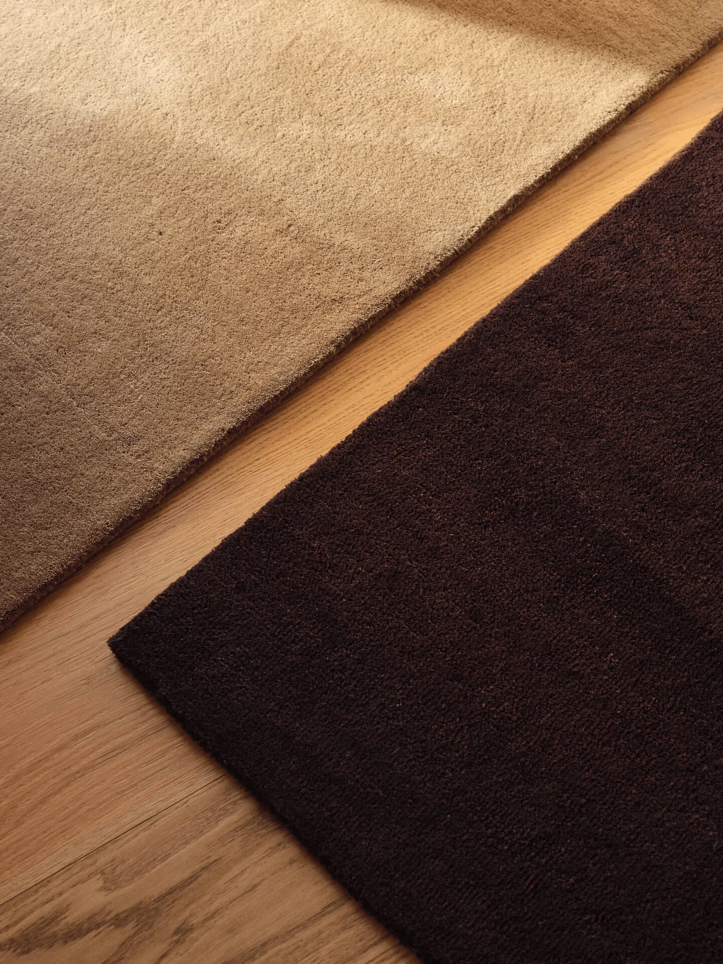 Stille getufteter Teppich, Dunkles Pecan, 80x200 cm Ferm Living