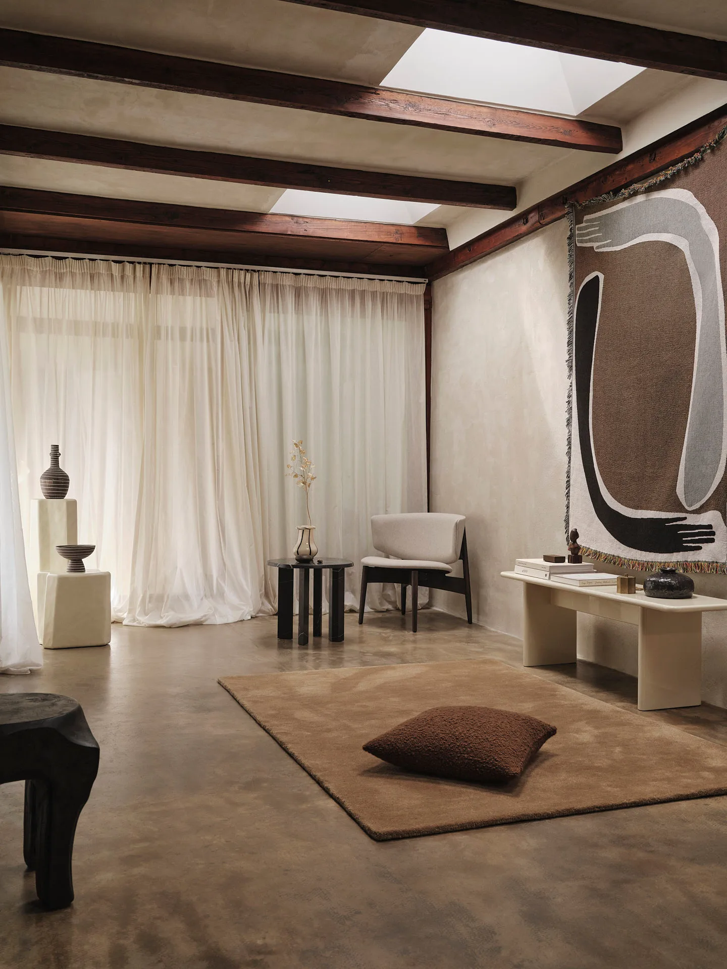 Stille getufteter Teppich, Toffee, 140x200 cm Ferm Living