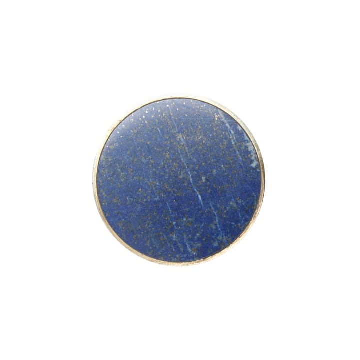 Stone Wandhaken groß - Lapis Lazuli - Messing - ferm LIVING