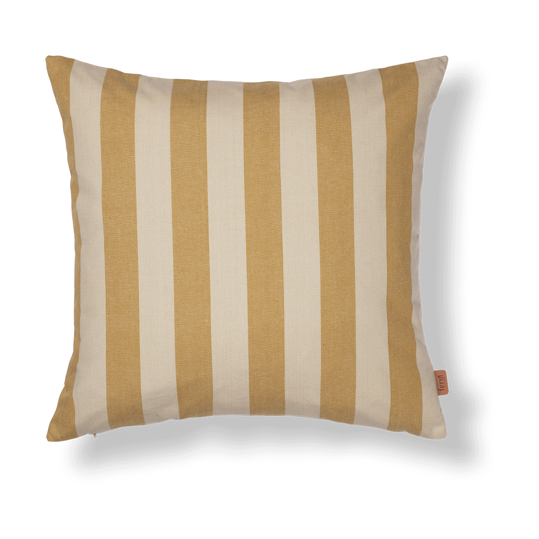 Ferm Living Strand outdoor Kissenbezug 50x50 cm Warm yellow-parchment
