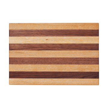 Stribe Schneidebrett bold 25x36 cm - Walnut-oak - Ferm Living