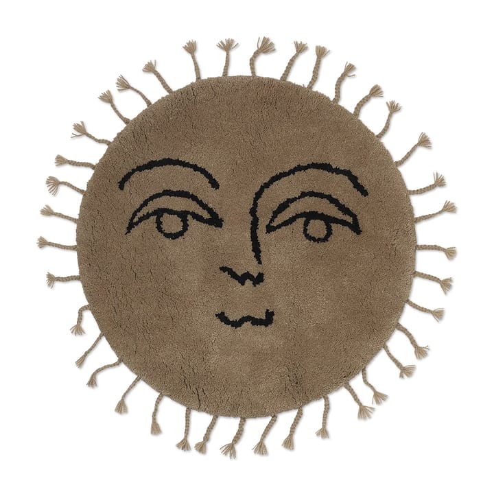 Sun Teppich Ø70cm - Natural - Ferm LIVING