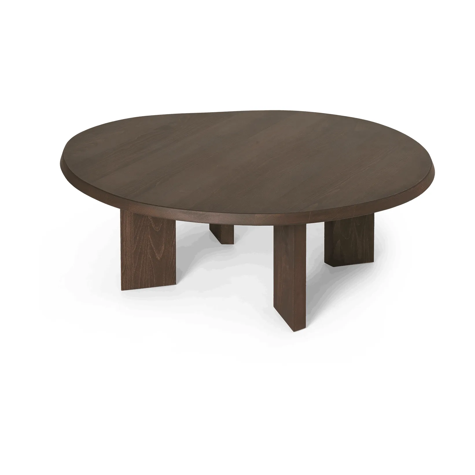 Tarn Beistelltisch 107,6x108,1 cm, Dark stained beech Ferm Living