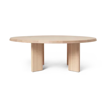 Tarn Couchtisch 107,6x108,1 cm - White oiled beech - Ferm Living