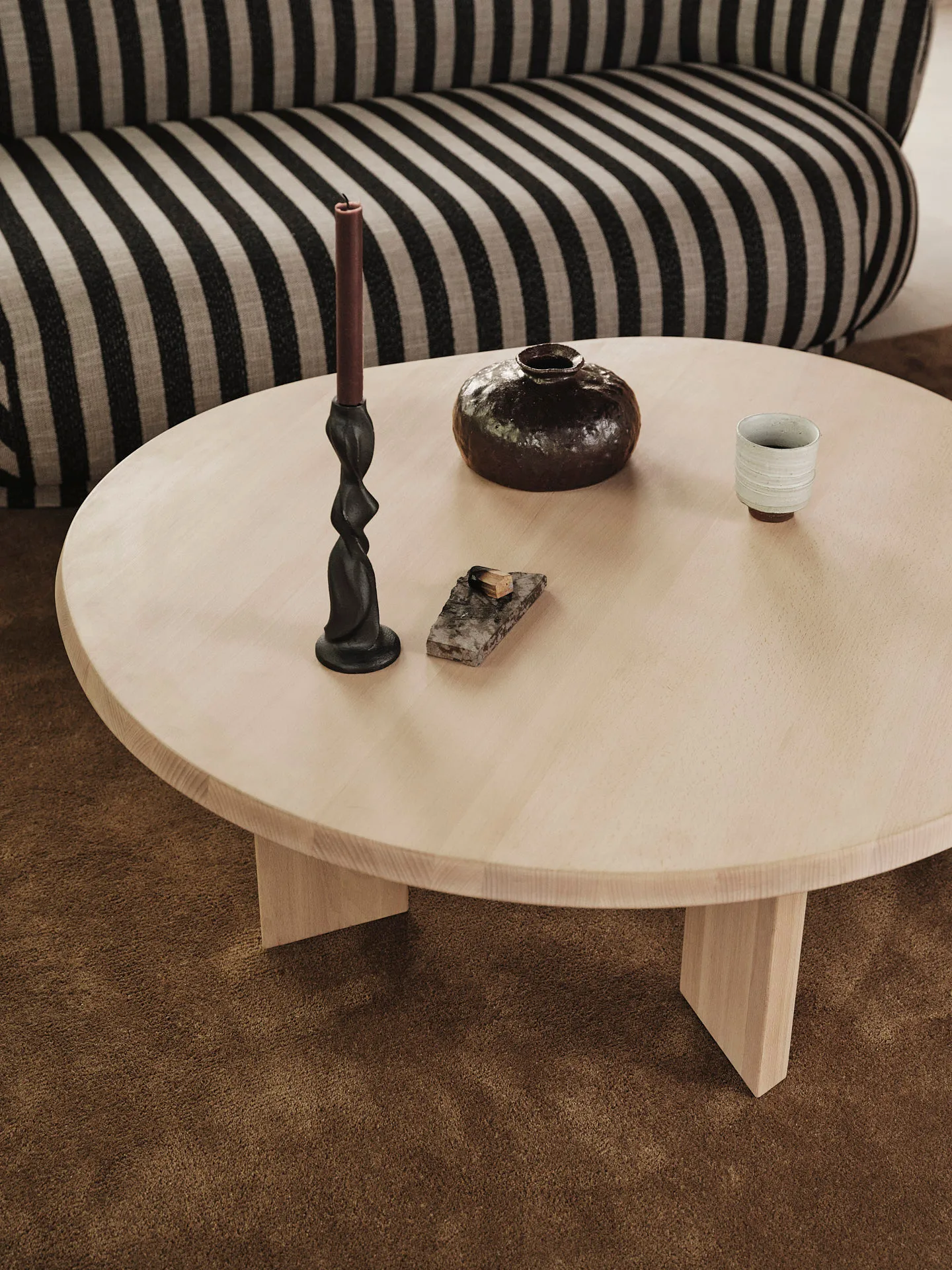 Tarn Couchtisch 107,6x108,1 cm, White oiled beech Ferm Living