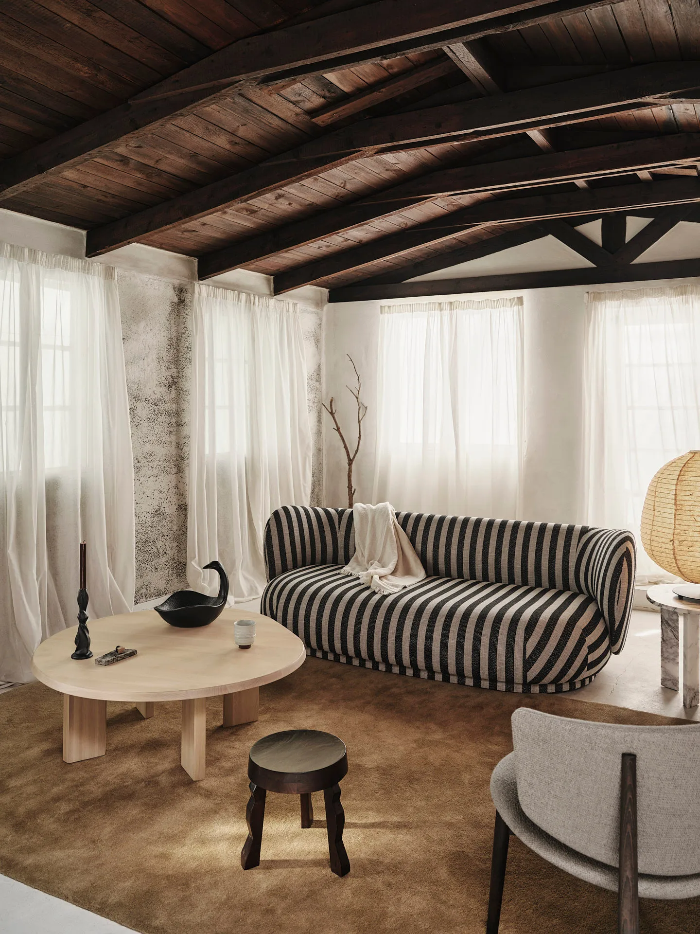 Tarn Couchtisch 107,6x108,1 cm, White oiled beech Ferm Living
