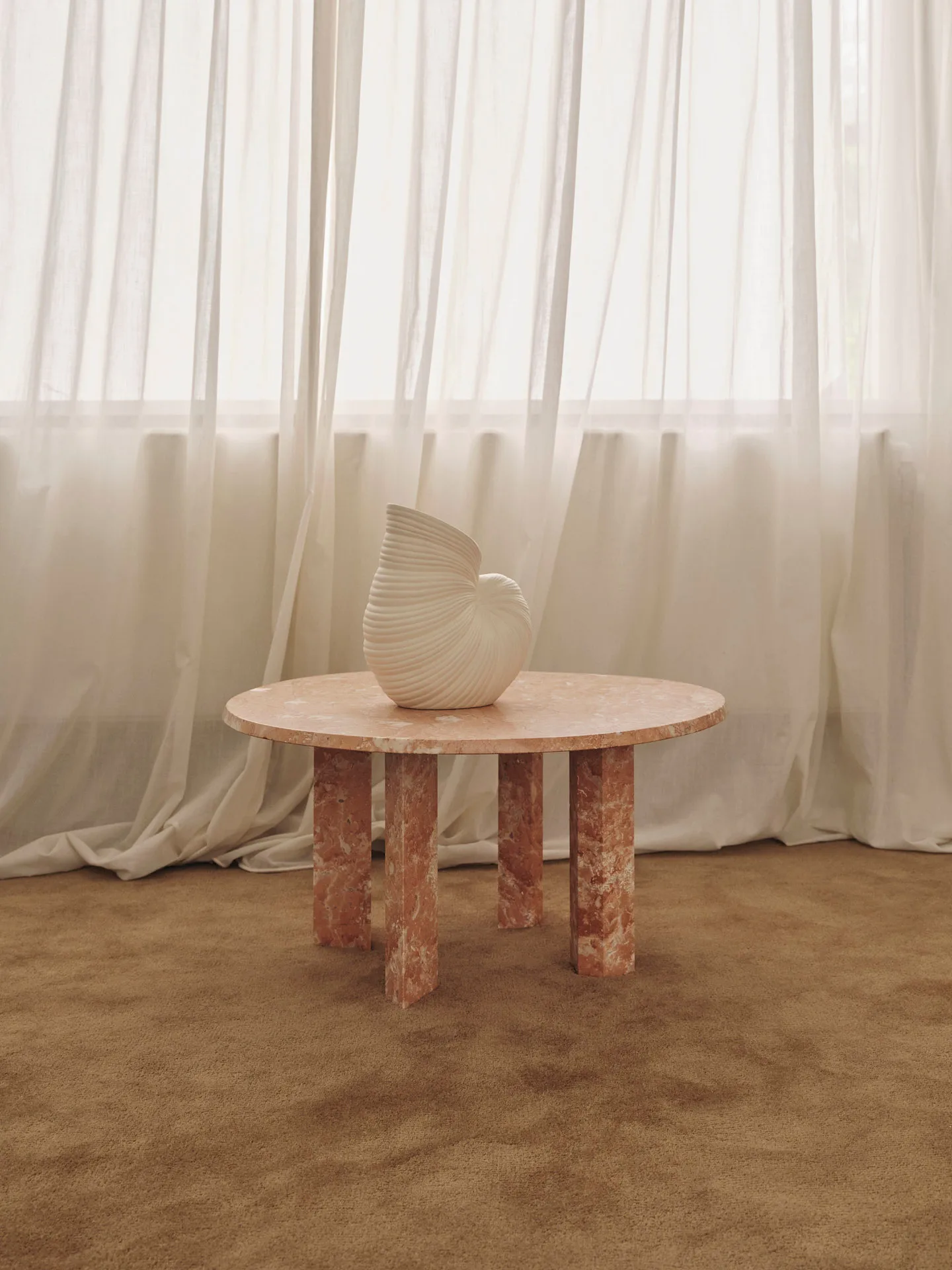 Taula Couchtisch Ø67x35 cm, Rose Ferm Living