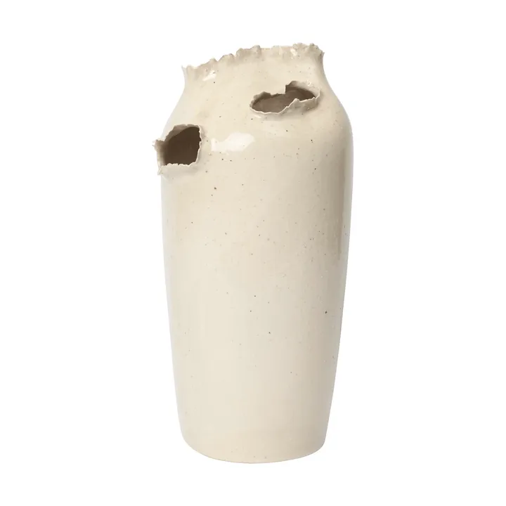 Tereo Vase - Off white gesprenkelt, 27 cm - Ferm Living