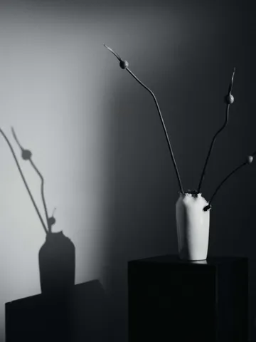 Tereo Vase - Off white gesprenkelt, 27 cm - Ferm Living