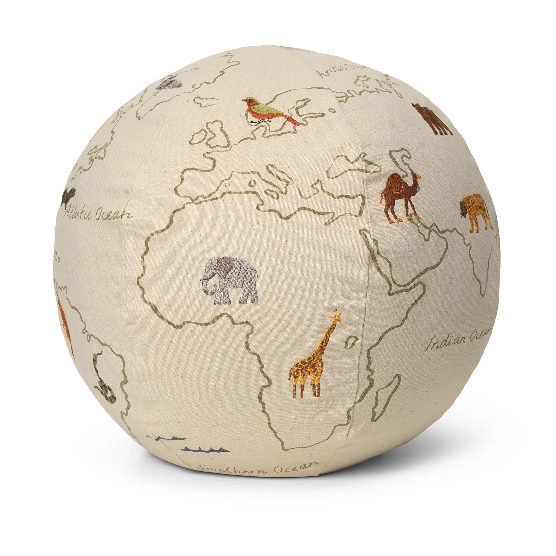 The world Sitzkissen, Offwhite Ferm Living
