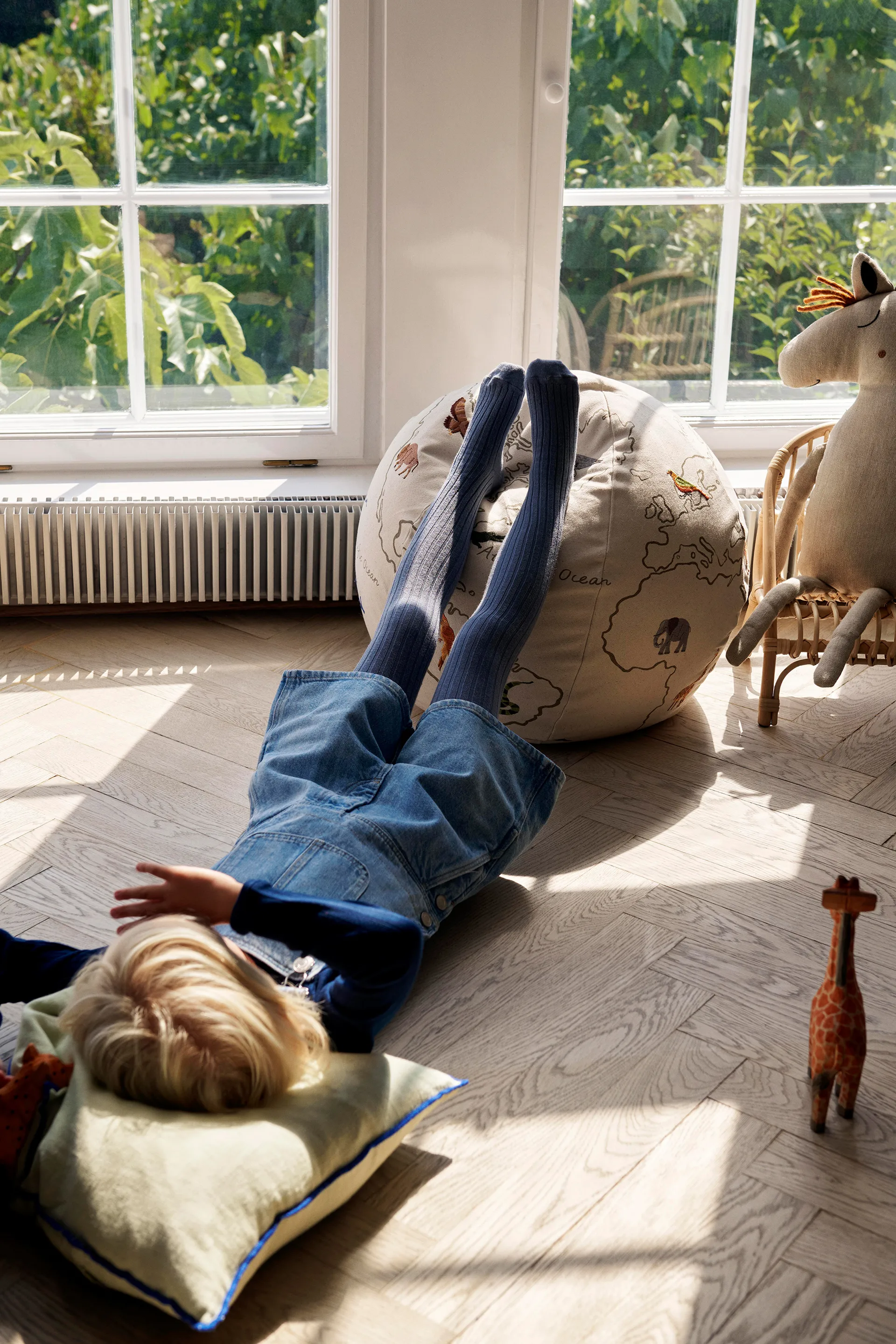 The world Sitzkissen, Offwhite Ferm Living